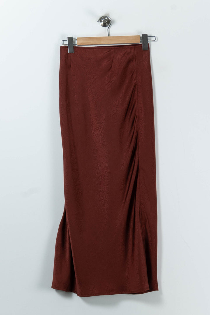 Jupe Longue Bordeaux - Taille S/36 de la marque Suncoo | PARAD91734 - Vendu par Paradigme - Image 4