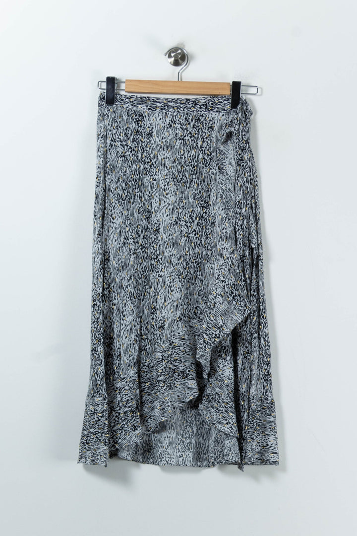 Jupe Longue Blanche et Noire - Taille S/36 de la marque Suncoo | PARAD91738 - Vendu par Paradigme - Image 2