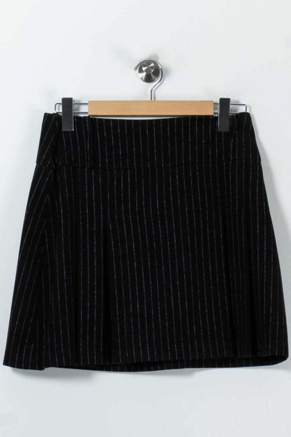 Jupe Plissée Noire à Rayures Blanches - Taille L/40 de la marque Suncoo | PARAD91740 - Vendu par Paradigme - Image 2