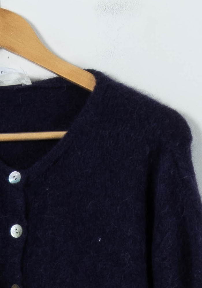 Cardigan Violet - Taille S/36 de la marque American Vintage | PARAD91748 - Vendu par Paradigme - Image 3