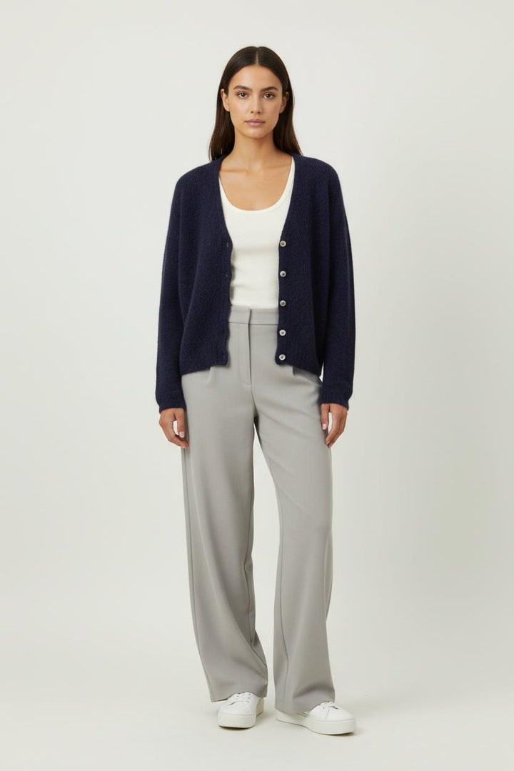 Cardigan Violet - Taille S/36 de la marque American Vintage | PARAD91748 - Vendu par Paradigme - Image 1