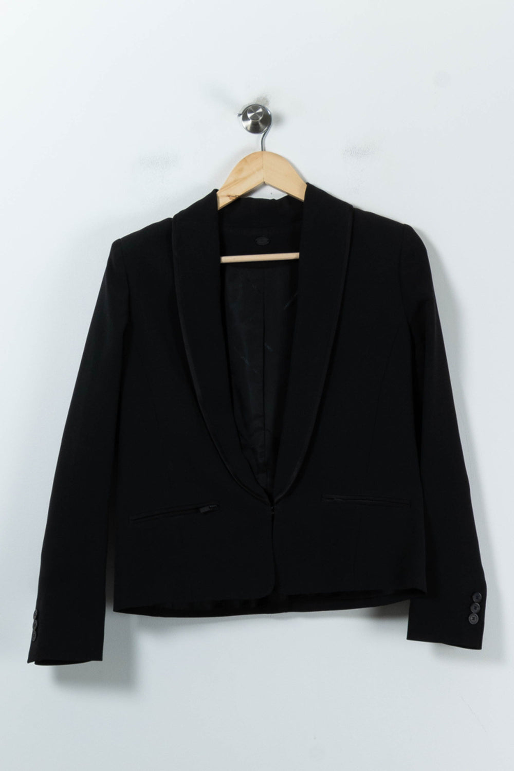 Blazer Noir - Taille S/36 de la marque Comptoir des Cotonniers | PARAD91752 - Vendu par Paradigme - Image 2