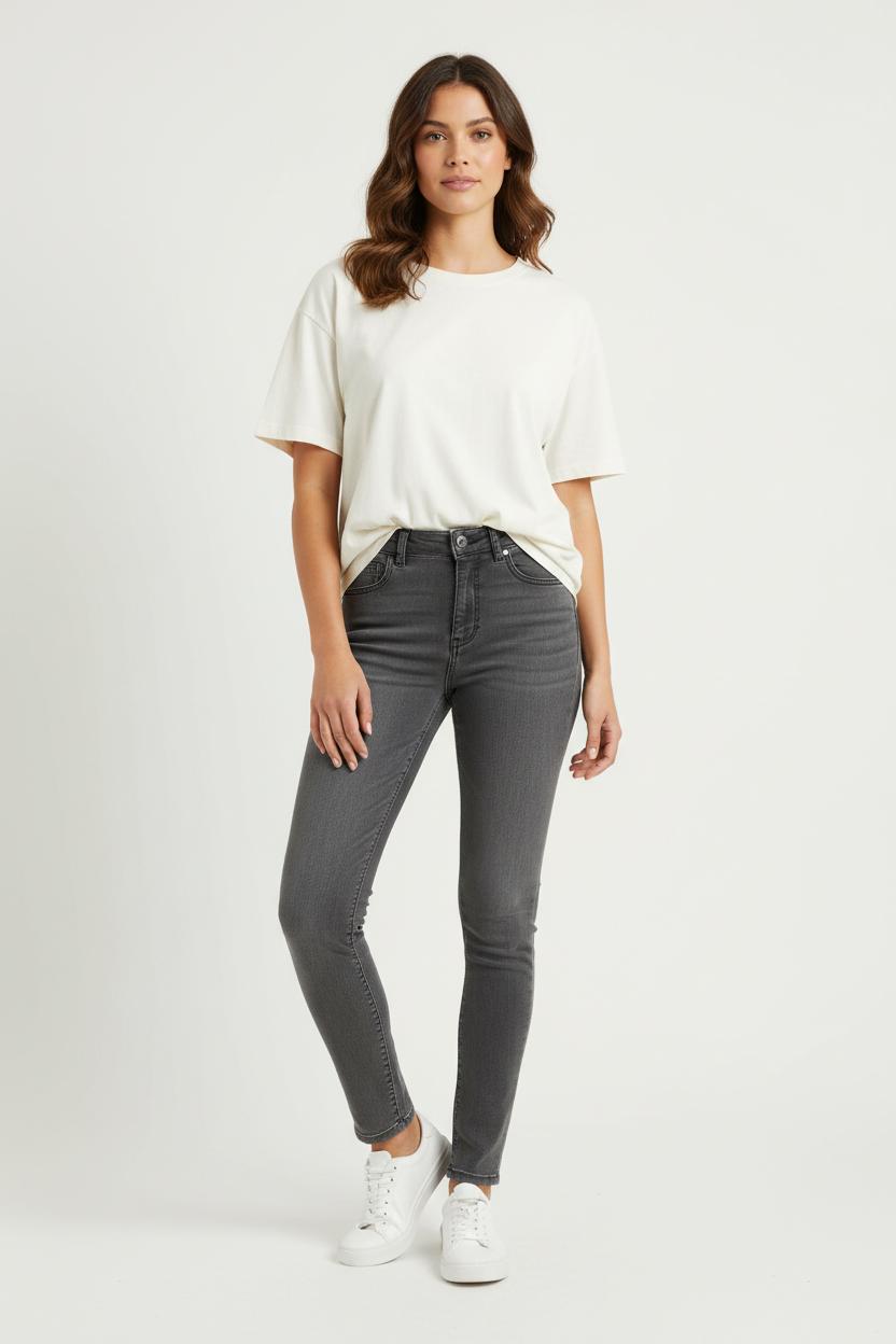 Jean Gris - Taille S/36 de la marque Claudie Pierlot | PARAD91753 - Vendu par Paradigme - Image 1