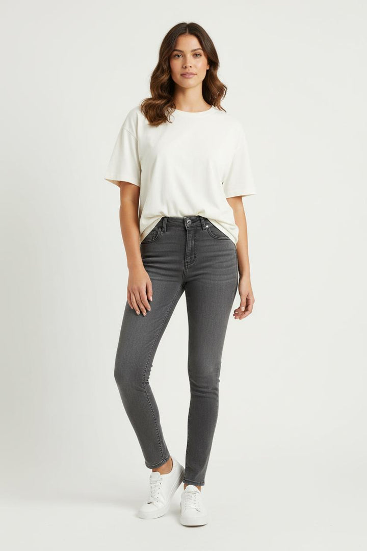 Jean Gris - Taille S/36 de la marque Claudie Pierlot | PARAD91753 - Vendu par Paradigme - Image 1