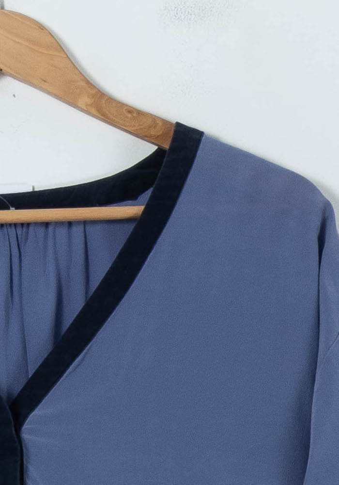 Blouse Violet et Noir - Taille S/36 de la marque Kookai | PARAD91758 - Vendu par Paradigme - Image 3