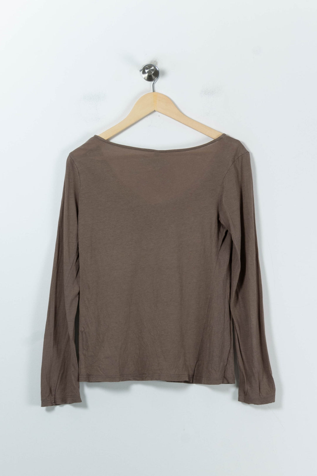 Tee-shirt Manches Longues Marron - Taille L/40 de la marque Sud express | PARAD91761 - Vendu par Paradigme - Image 4