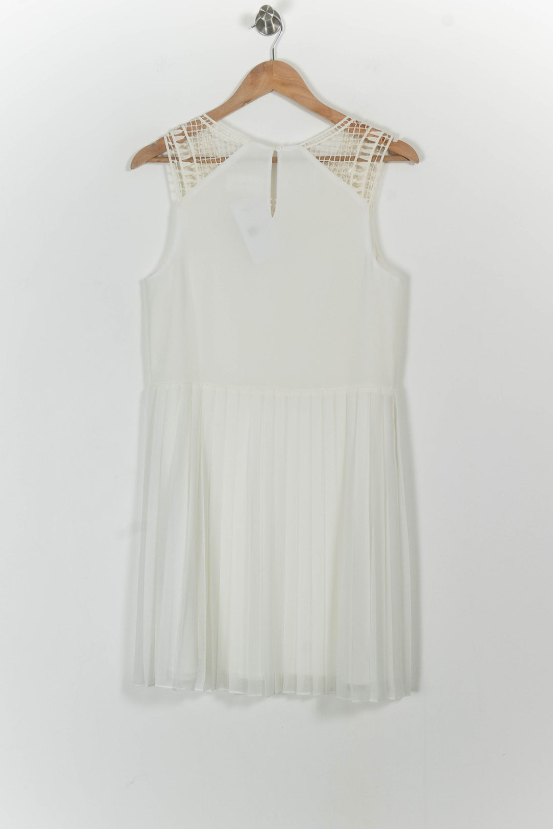 Robe Plissée Blanche - Taille S/36 de la marque Sud express | PARAD91766 - Vendu par Paradigme - Image 4
