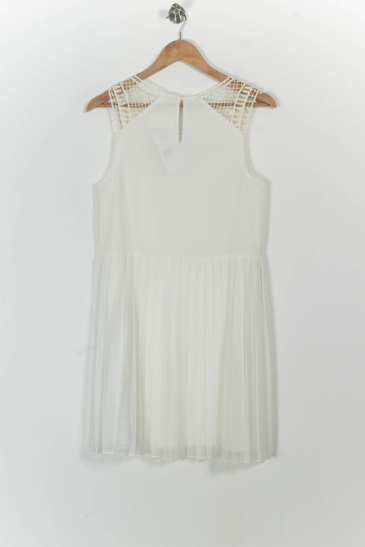 Robe Plissée Blanche - Taille S/36 de la marque Sud express | PARAD91766 - Vendu par Paradigme - Image 4
