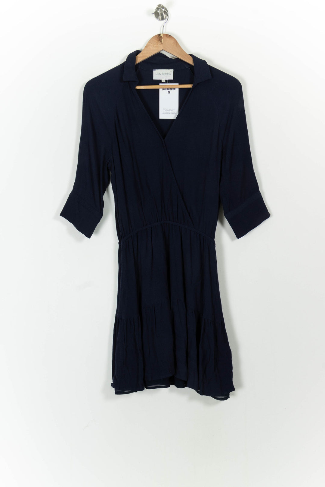 Robe Portefeuille Bleue - Taille S/36 de la marque Sud express | PARAD91767 - Vendu par Paradigme - Image 2