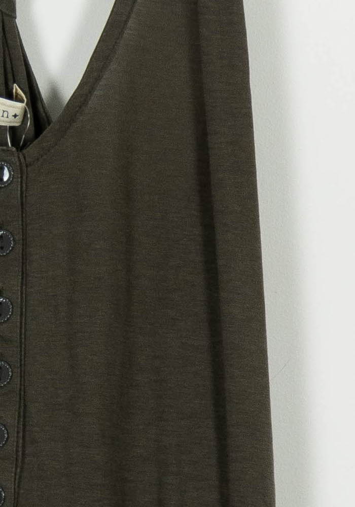 Robe Débardeur Verte - Taille M/38 de la marque Sessùn | PARAD91769 - Vendu par Paradigme - Image 3