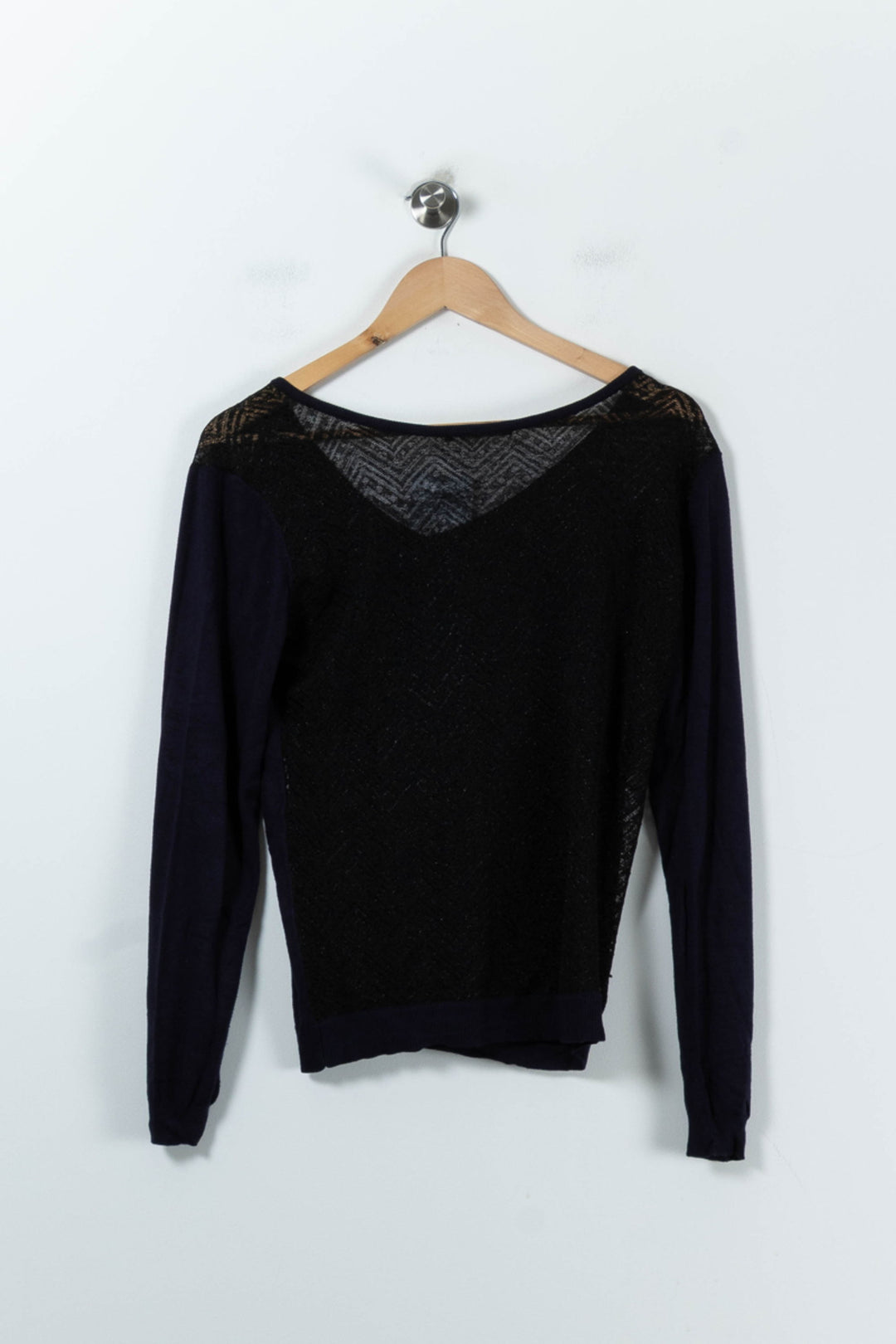 Pull Bleu et Noir - Taille M/38 de la marque Kookai | PARAD91771 - Vendu par Paradigme - Image 4