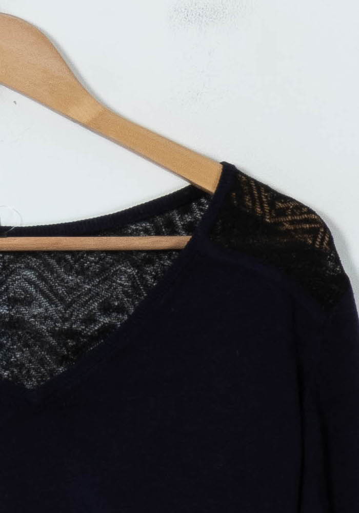 Pull Bleu et Noir - Taille M/38 de la marque Kookai | PARAD91771 - Vendu par Paradigme - Image 3