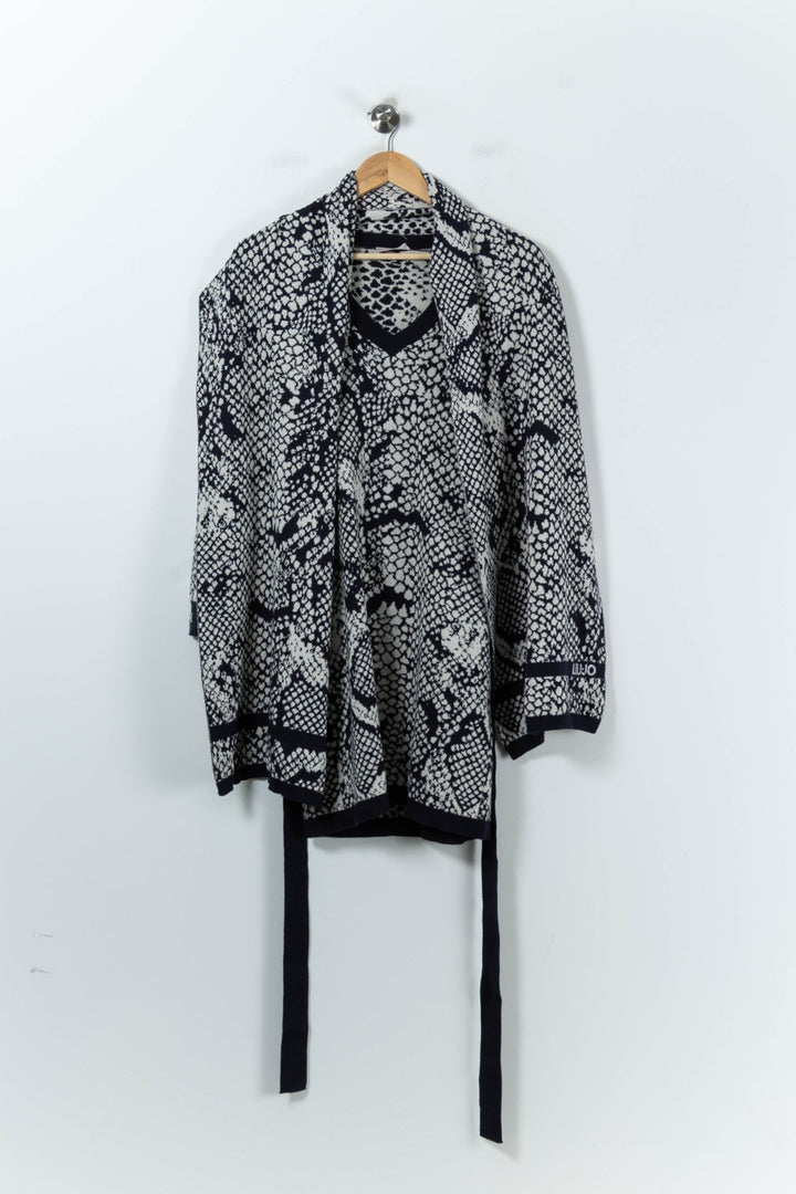 Robe Pull Noir et Blanc - Taille XXS/32 de la marque Liu Jo | PARAD91778 - Vendu par Paradigme - Image 2
