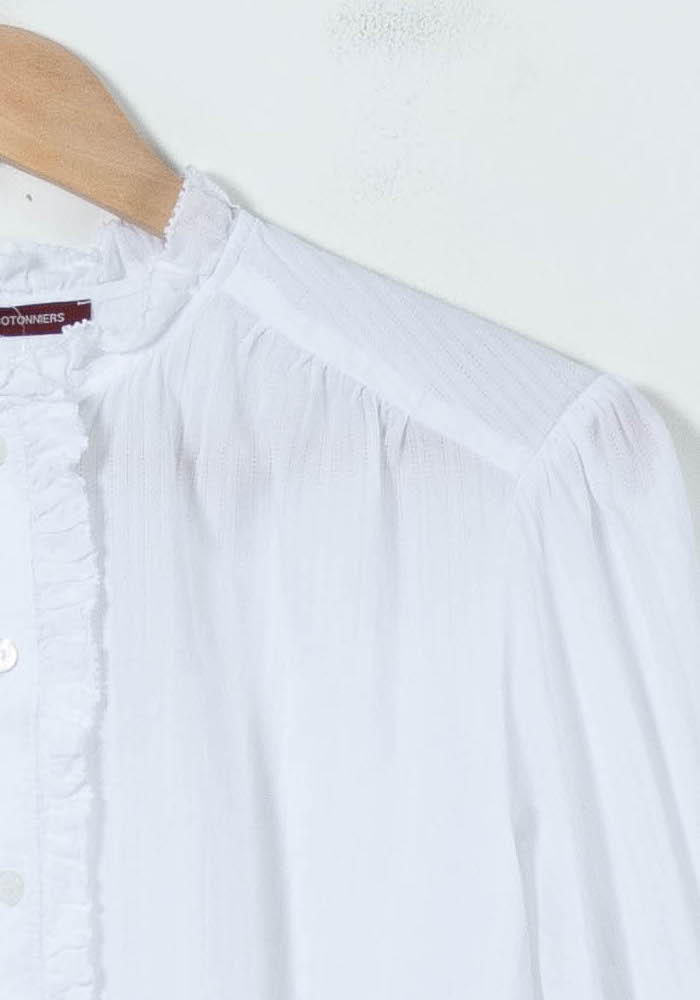 Blouse Blanche - Taille XS/34 de la marque Comptoir des Cotonniers | PARAD91780 - Vendu par Paradigme - Image 3
