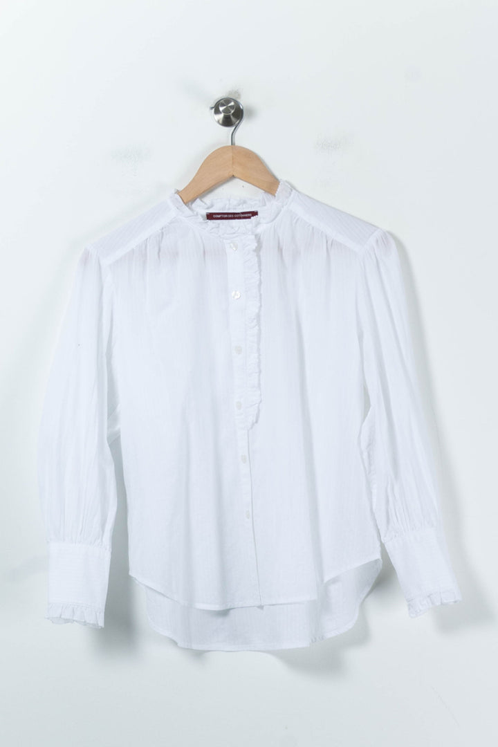 Blouse Blanche - Taille XS/34 de la marque Comptoir des Cotonniers | PARAD91780 - Vendu par Paradigme - Image 2