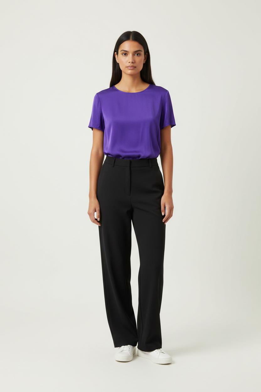 Blouse Violette - Taille L/40 de la marque Weill | PARAD91782 - Vendu par Paradigme - Image 1
