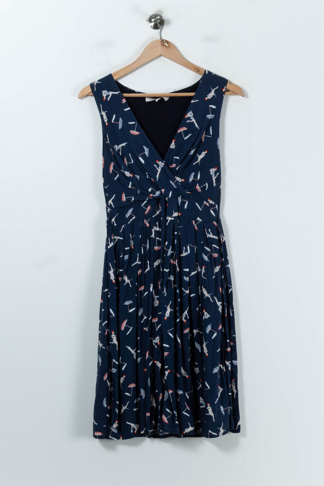 Robe Bleu imprimée - Taille S/36 de la marque La Fée Maraboutée | PARAD91788 - Vendu par Paradigme - Image 2