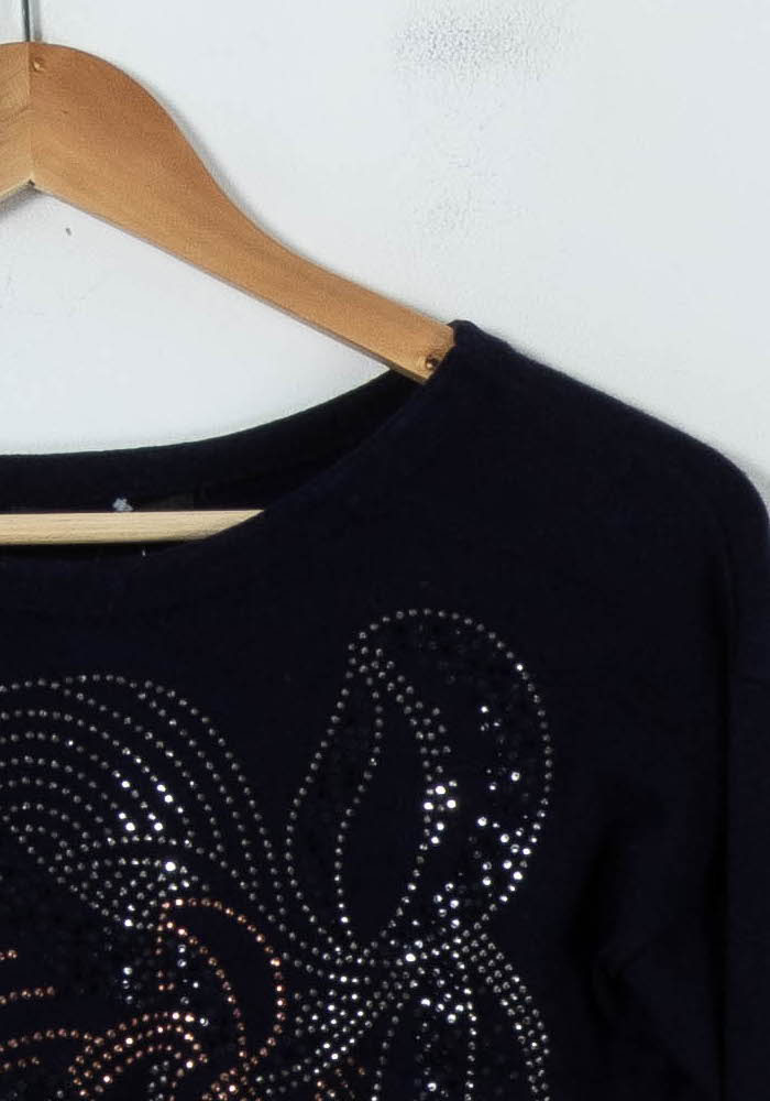 Pull Bleu - Taille S/36 de la marque Kookai | PARAD91792 - Vendu par Paradigme - Image 3