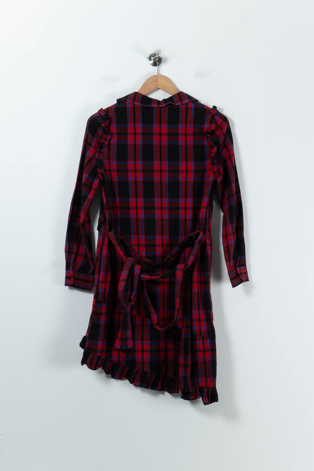Robe Chemise Rouge et Noire - Taille S/36 de la marque Maje | PARAD91800 - Vendu par Paradigme - Image 4