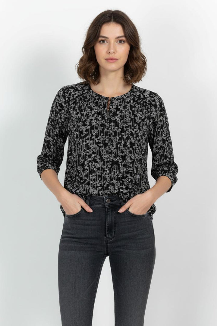 Blouse Noire et Blanche - Taille S/36 de la marque Sessùn | PARAD91808 - Vendu par Paradigme - Image 1