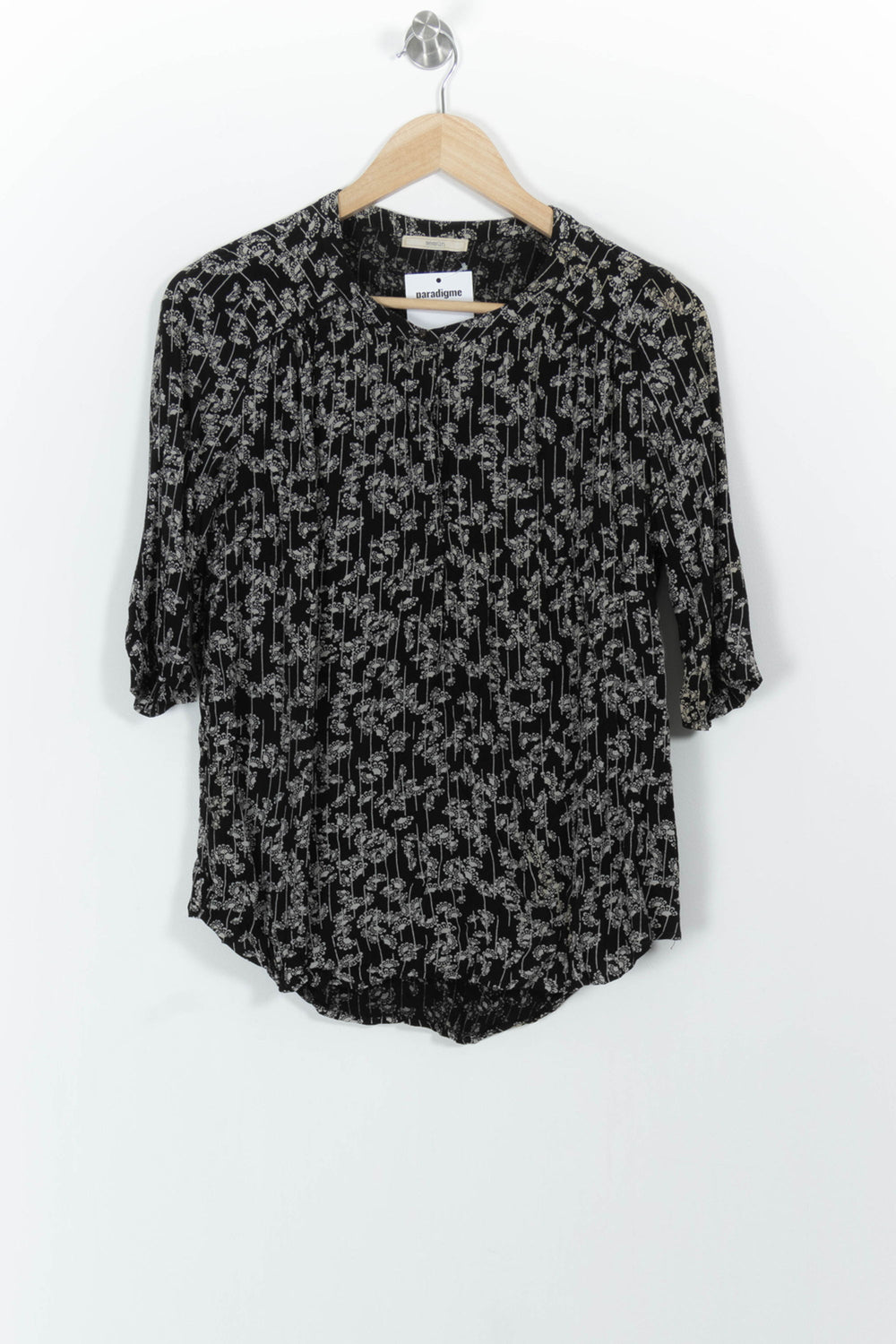 Blouse Noire et Blanche - Taille S/36 de la marque Sessùn | PARAD91808 - Vendu par Paradigme - Image 2