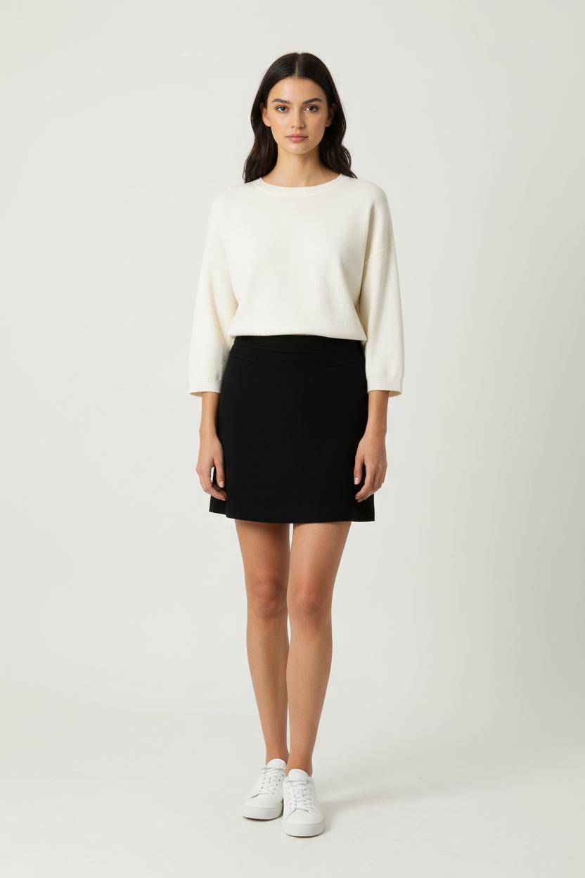 Jupe Courte Noire - Taille XS/34 de la marque Comptoir des Cotonniers | PARAD91809 - Vendu par Paradigme - Image 1