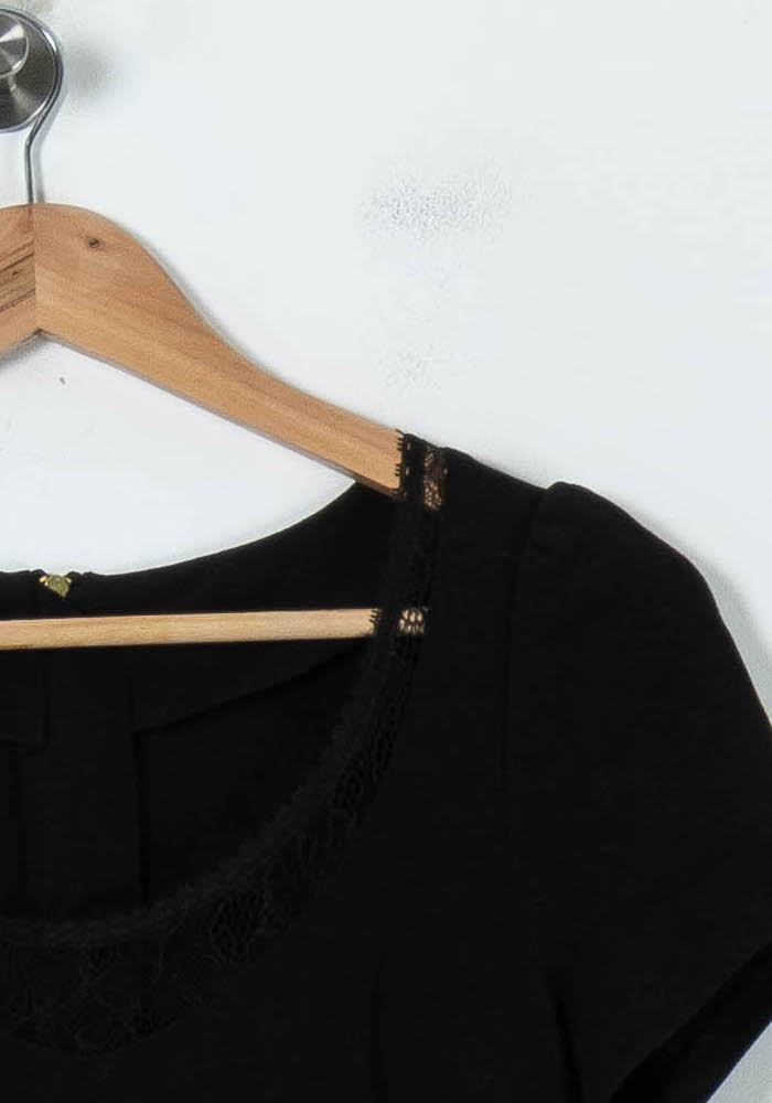 Robe Courte Noire - Taille S/36 de la marque Kookai | PARAD91810 - Vendu par Paradigme - Image 3