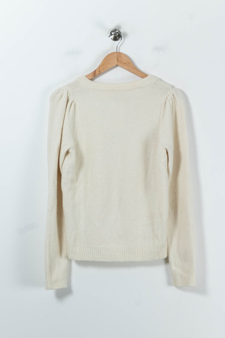 Pull Blanc - Taille M/38 de la marque Pablo | PARAD91813 - Vendu par Paradigme - Image 4
