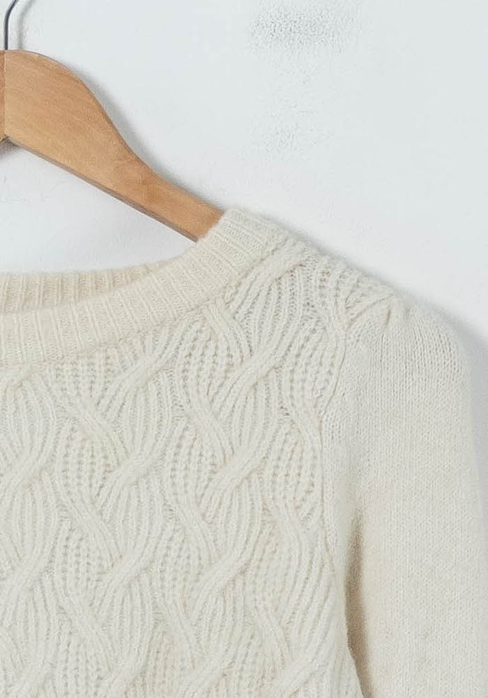Pull Blanc - Taille M/38 de la marque Pablo | PARAD91813 - Vendu par Paradigme - Image 3