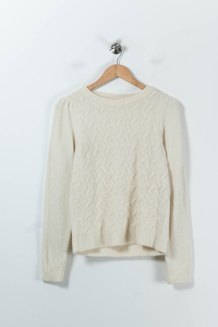 Pull Blanc - Taille M/38 de la marque Pablo | PARAD91813 - Vendu par Paradigme - Image 2