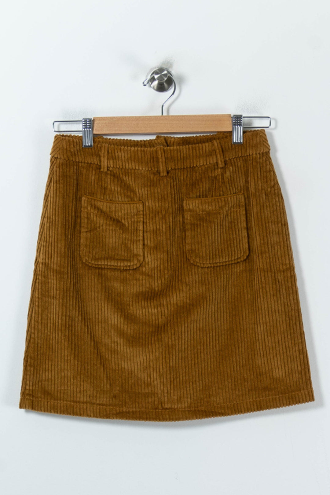 Jupe Courte Marron - Taille XS/34 de la marque Comptoir des Cotonniers | PARAD91814 - Vendu par Paradigme - Image 4
