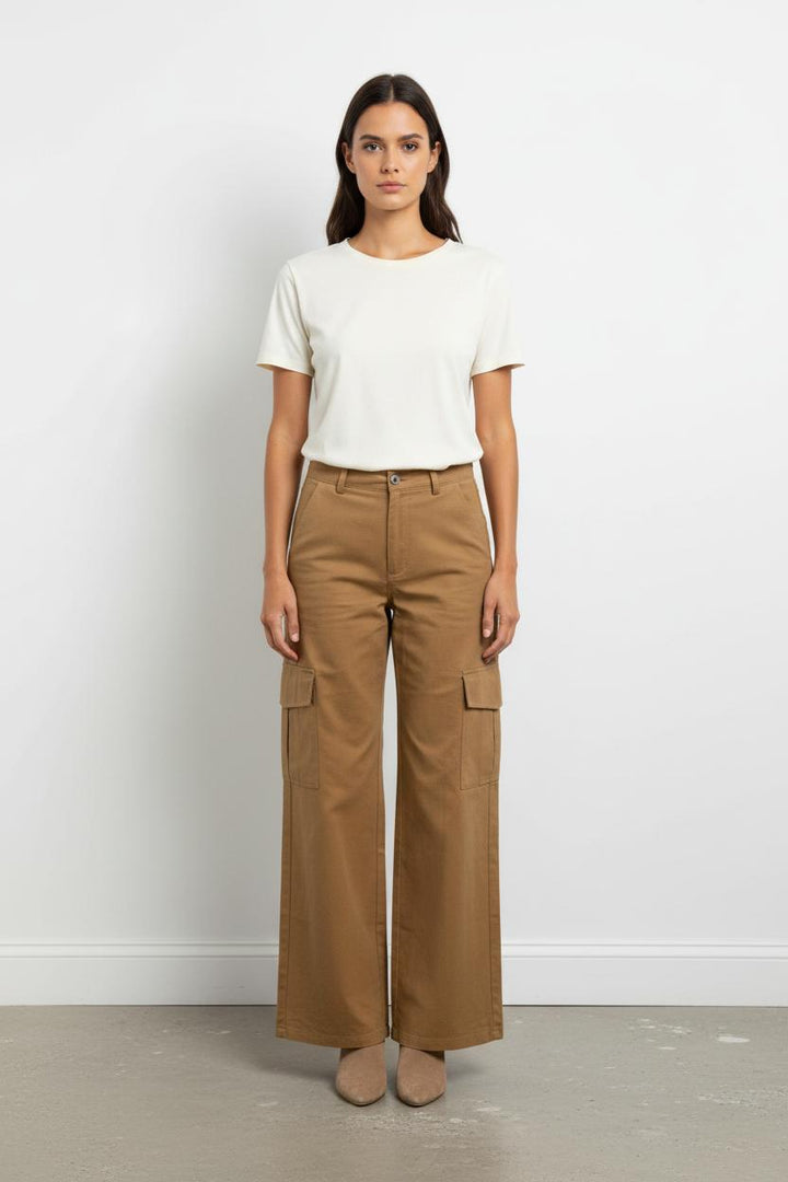 Pantalon Cargo Beige - Taille S/36 de la marque Suncoo | PARAD91815 - Vendu par Paradigme - Image 1