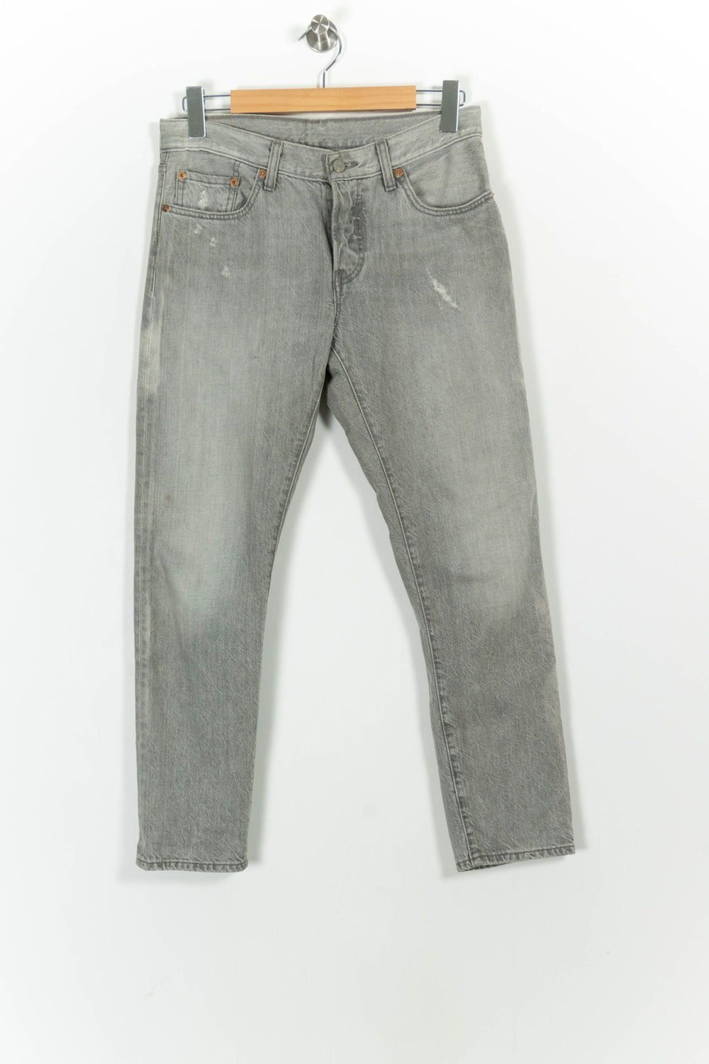 Jean Slim Gris - Taille S/36 de la marque Levi's | PARAD91823 - Vendu par Paradigme - Image 2