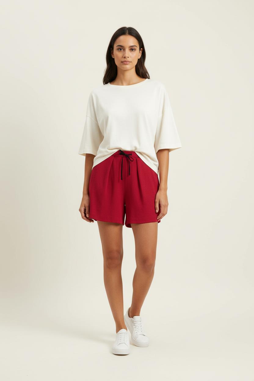 Short Rouge - Taille M/38 de la marque Maje | PARAD91826 - Vendu par Paradigme - Image 1