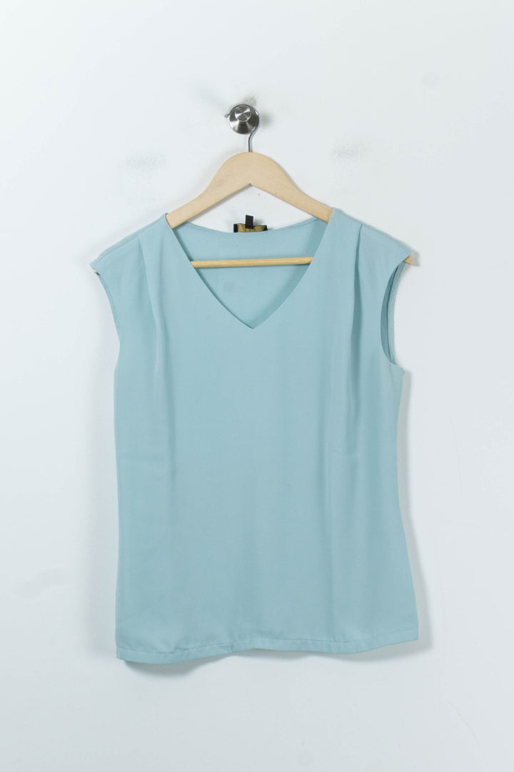 Top Sans Manches Vert - Taille S/36 de la marque Maison 123 | PARAD91833 - Vendu par Paradigme - Image 2
