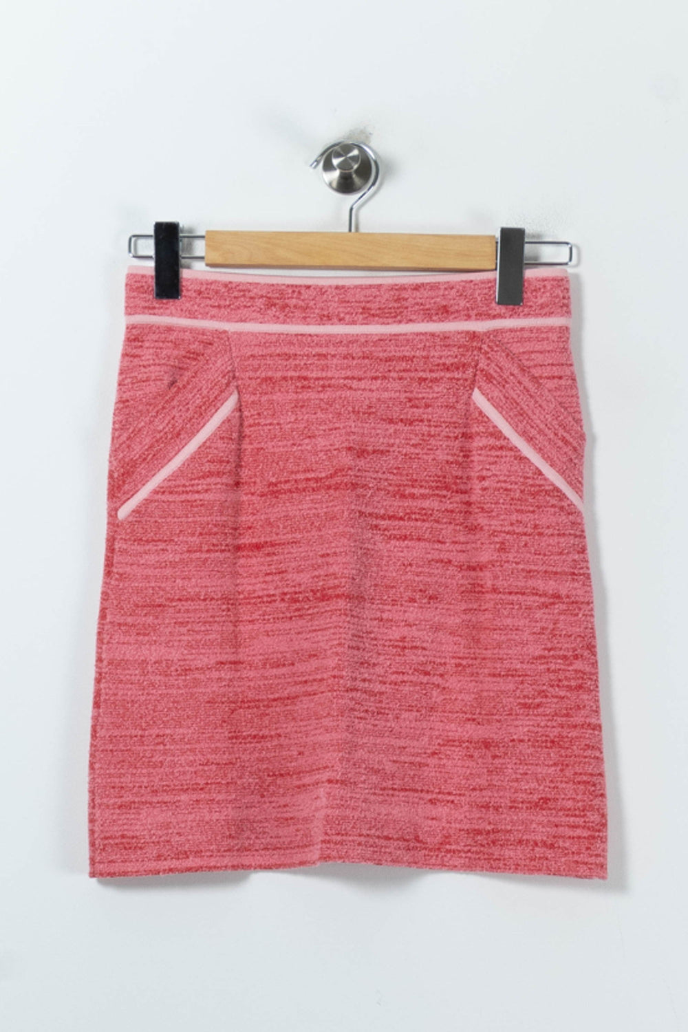 Jupe Droite Rose - Taille M/38 de la marque Claudie Pierlot | PARAD91837 - Vendu par Paradigme - Image 2