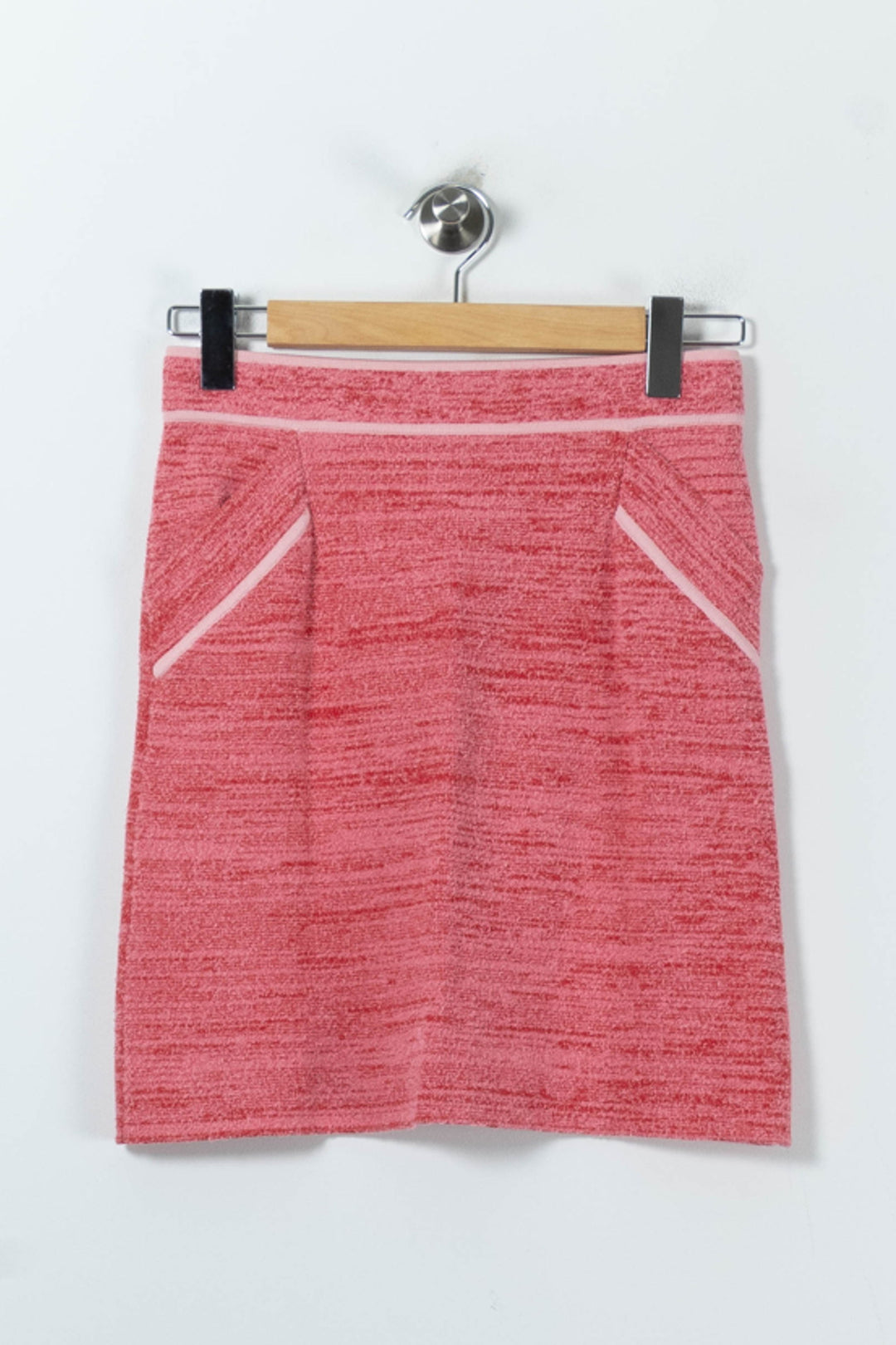 Jupe Droite Rose - Taille M/38 de la marque Claudie Pierlot | PARAD91837 - Vendu par Paradigme - Image 2