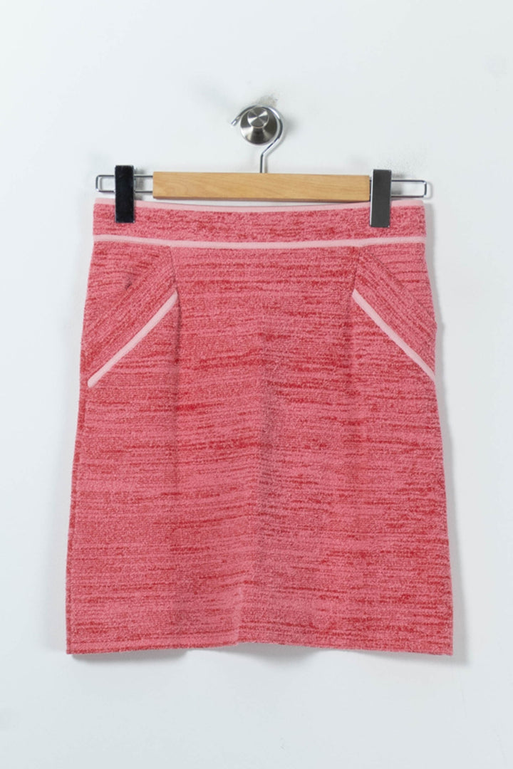 Jupe Droite Rose - Taille M/38 de la marque Claudie Pierlot | PARAD91837 - Vendu par Paradigme - Image 2