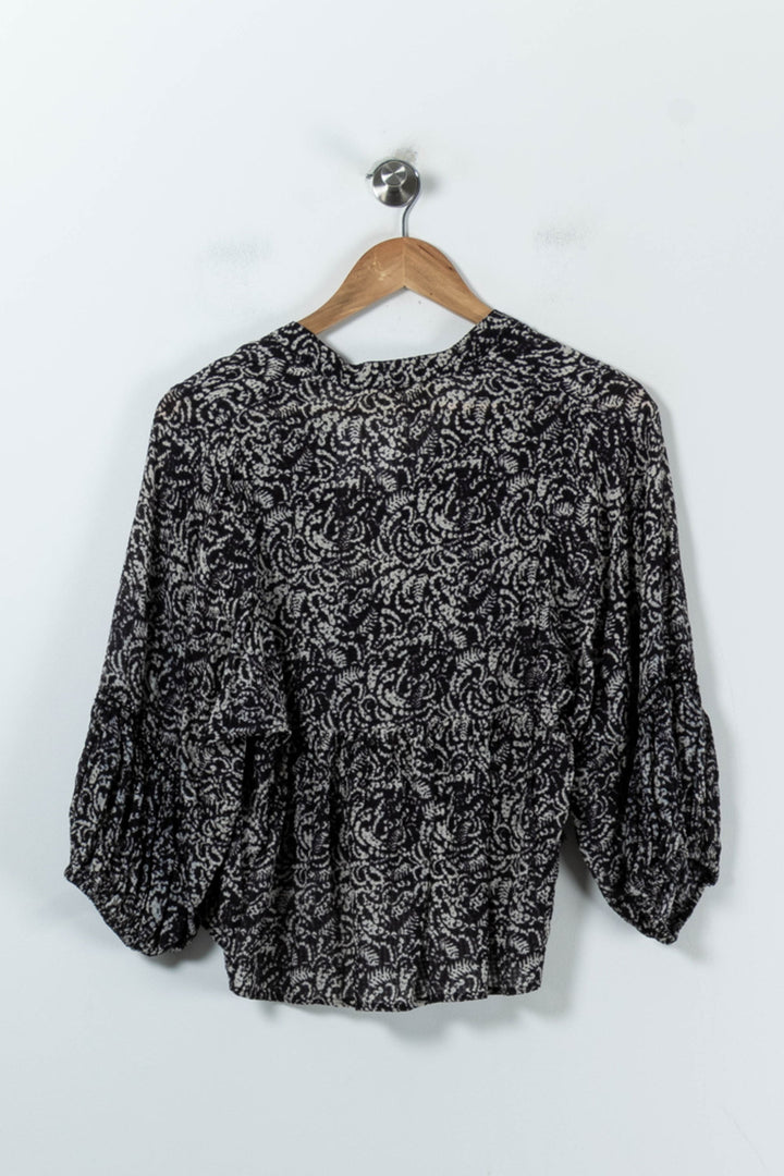Blouse Noire et Blanche - Taille S/36 de la marque Vanessa Bruno | PARAD91839 - Vendu par Paradigme - Image 4