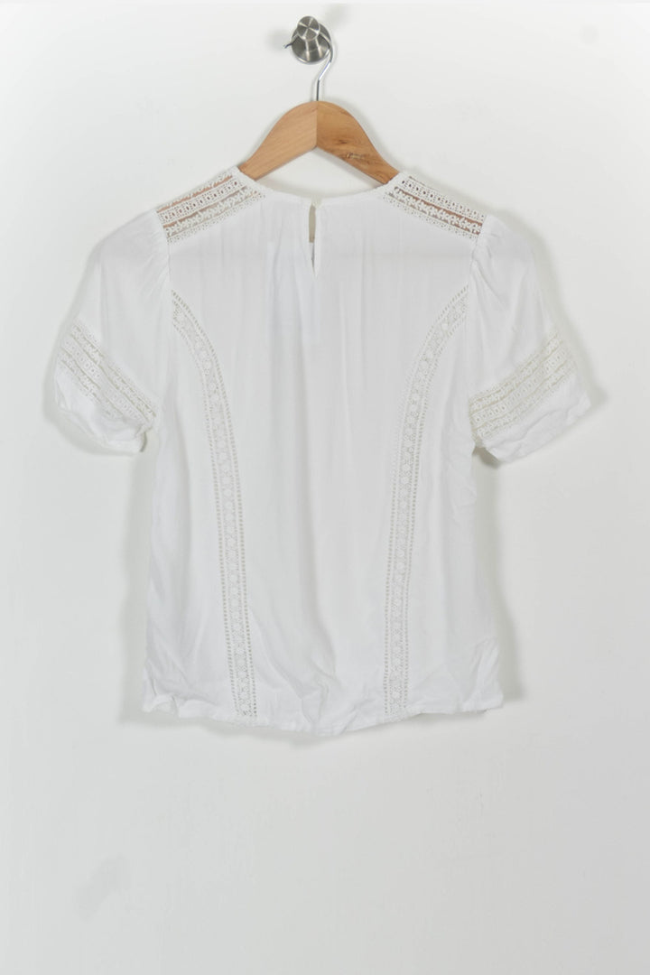 Blouse Blanche - Taille XS/34 de la marque Maje | PARAD91844 - Vendu par Paradigme - Image 4