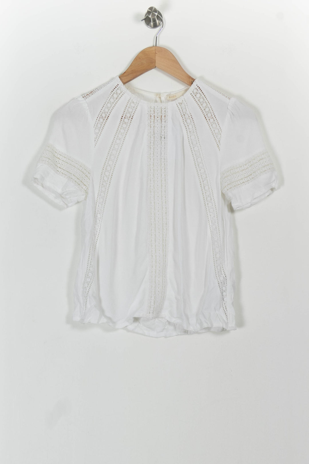 Blouse Blanche - Taille XS/34 de la marque Maje | PARAD91844 - Vendu par Paradigme - Image 2
