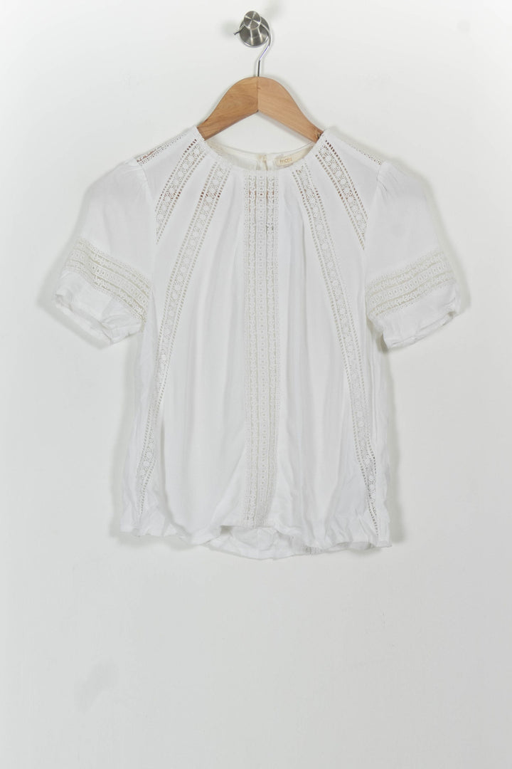 Blouse Blanche - Taille XS/34 de la marque Maje | PARAD91844 - Vendu par Paradigme - Image 2