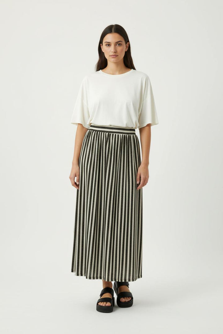 Jupe Longue Beige et Noire - Taille S/36 de la marque La Fée Maraboutée | PARAD91857 - Vendu par Paradigme - Image 1