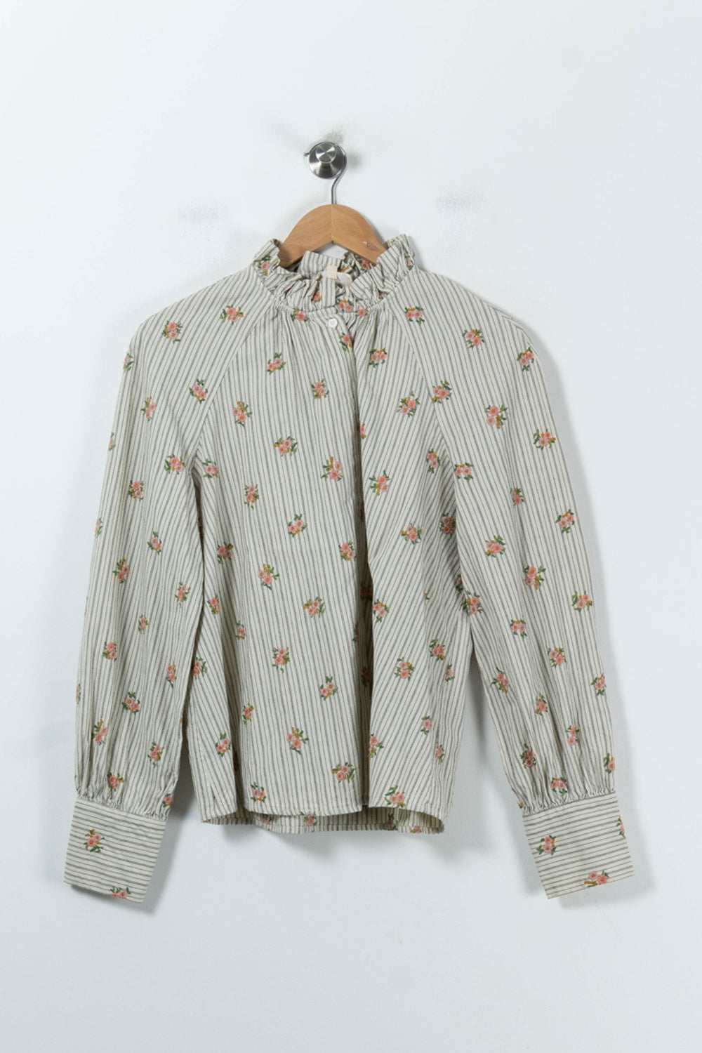 Blouse Beige et Rose - Taille XL/42 de la marque Sézane | PARAD91860 - Vendu par Paradigme - Image 2