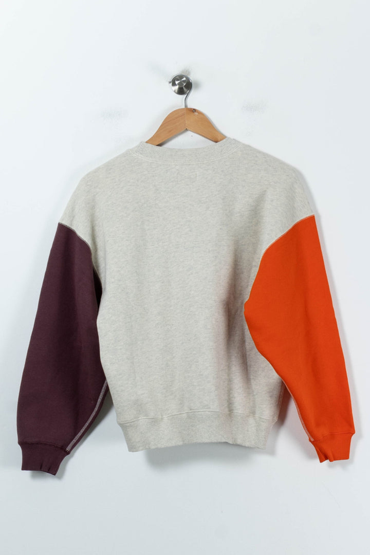 Sweat Gris Orange et Bordeaux - Taille M/38 de la marque Bellerose | PARAD91863 - Vendu par Paradigme - Image 4