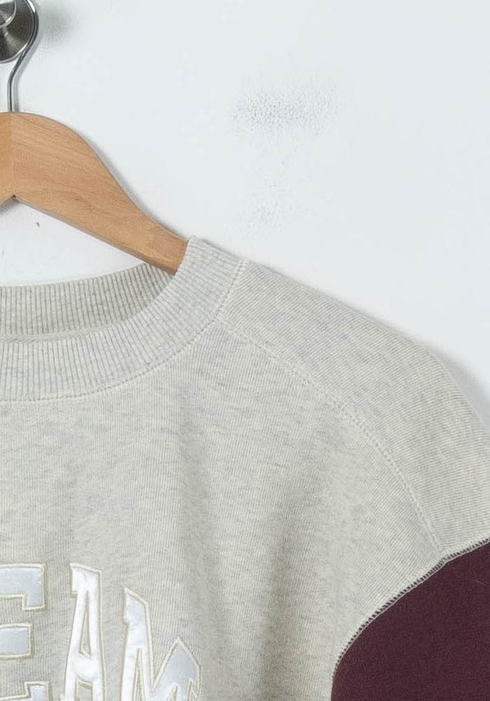 Sweat Gris Orange et Bordeaux - Taille M/38 de la marque Bellerose | PARAD91863 - Vendu par Paradigme - Image 3