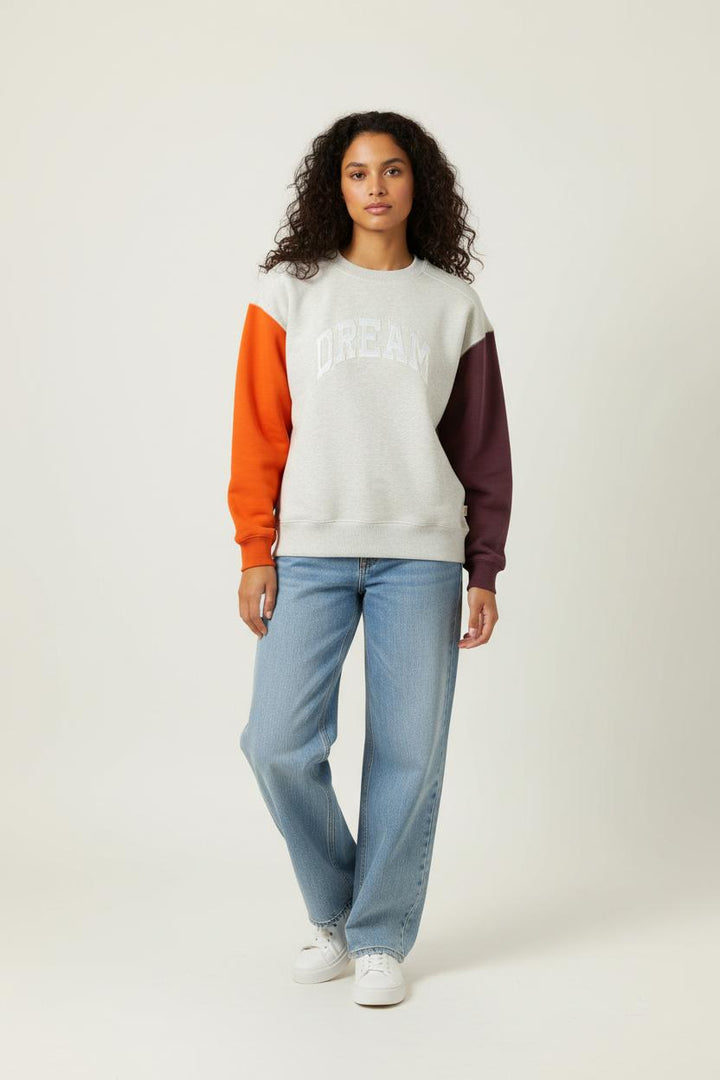 Sweat Gris Orange et Bordeaux - Taille M/38 de la marque Bellerose | PARAD91863 - Vendu par Paradigme - Image 1
