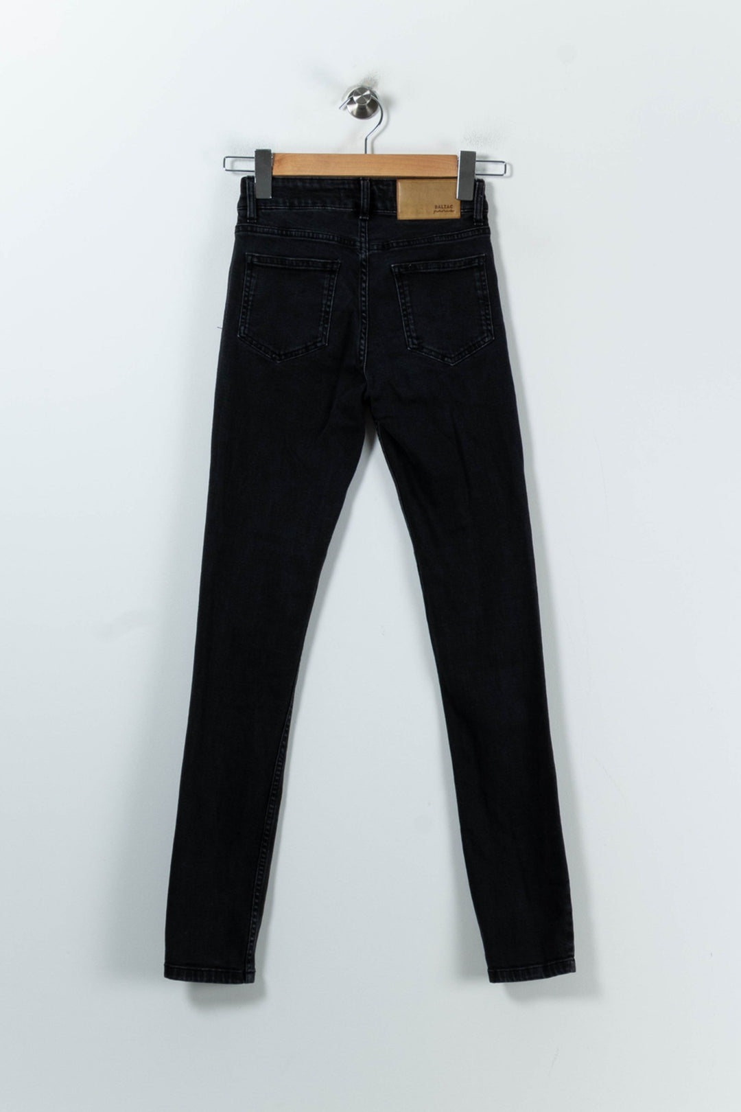 Jean Skinny Noir - Taille XS/34 de la marque Balzac Paris | PARAD91869 - Vendu par Paradigme - Image 4