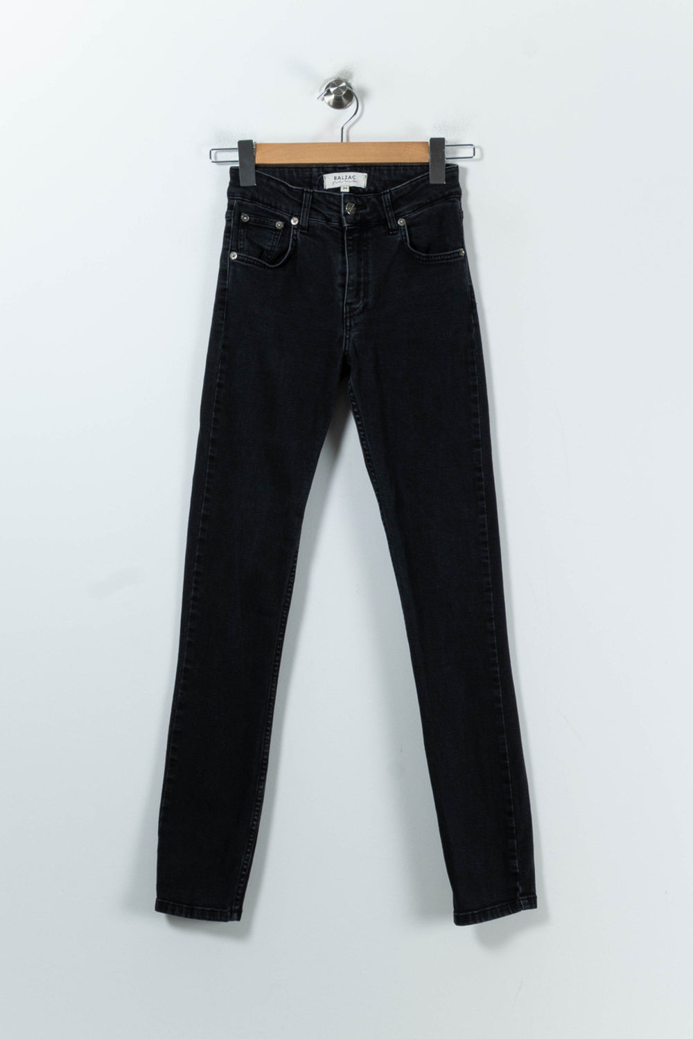 Jean Skinny Noir - Taille XS/34 de la marque Balzac Paris | PARAD91869 - Vendu par Paradigme - Image 2