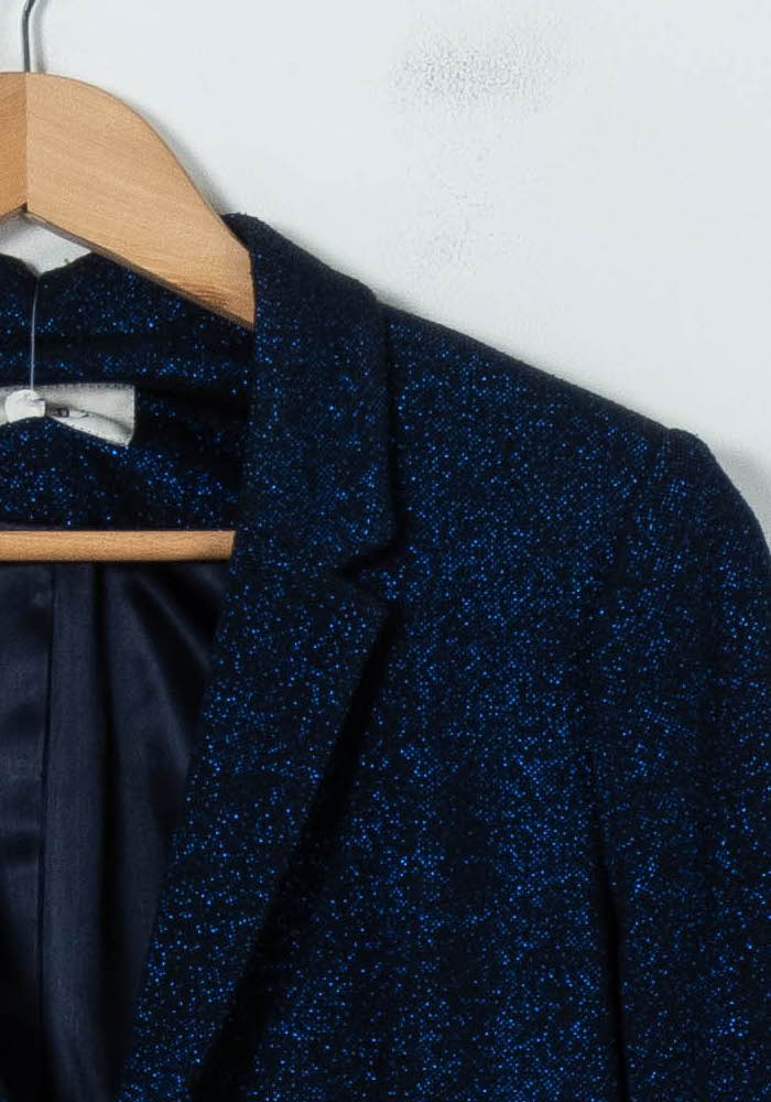 Blazer Bleu - Taille S/36 de la marque Claudie Pierlot | PARAD91878 - Vendu par Paradigme - Image 3